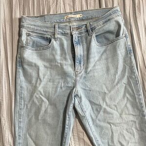 Classic Light Blue Women's Straight Leg Jeans